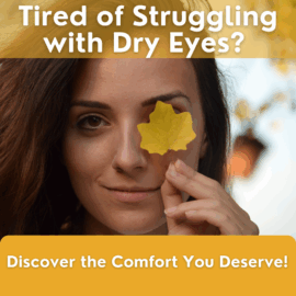 girl with a leaf over her eye